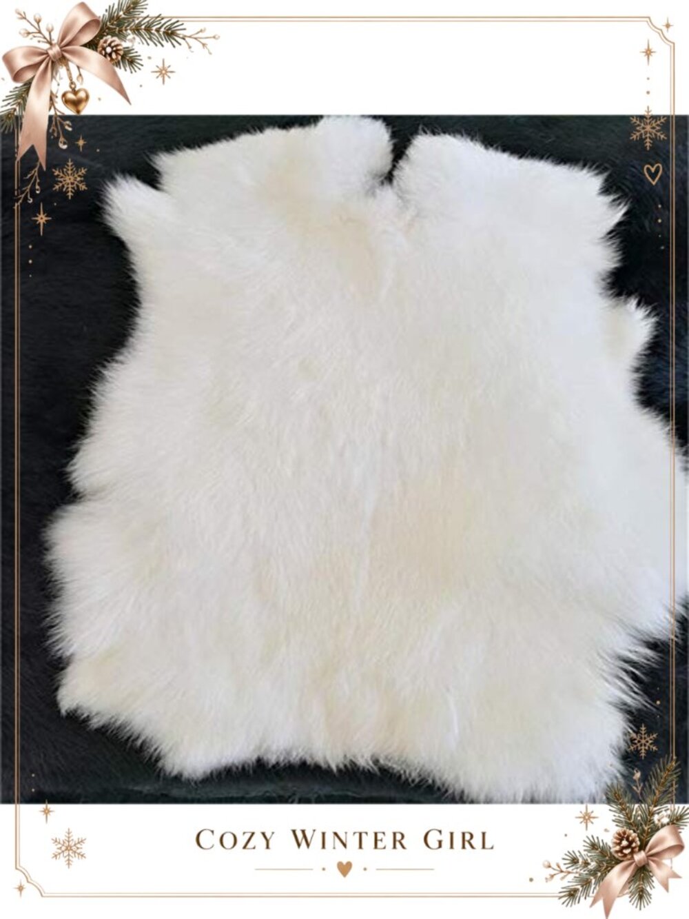 Real Rabbit Fur Pelt Craft Grade Sewing Trim 3 Pack